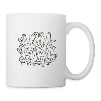 Hamburg Graffiti Hip Hop - Tasse - Weiß - Rechts