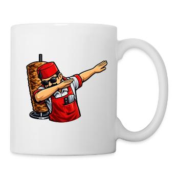 Dabbing Türkischer Dönerverkäufer - Tasse - Weiß - Rechts