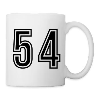 54 Number Symbol - Mug - white - Right