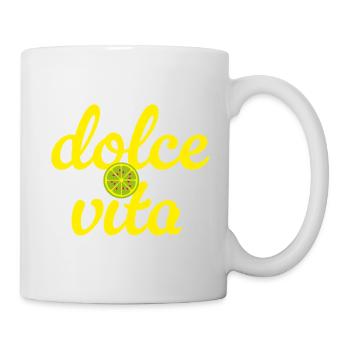 Dolce Vita Yellow Lime Lemon Italy Summer - Mug - white - Right