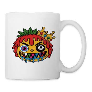 Slime King Drip - Streetwear Hip Hop Mascot - Tasse - Weiß - Rechts