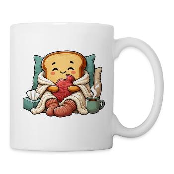 Pain câlin Chaleur du cœur - Mug blanc - blanc - Droite