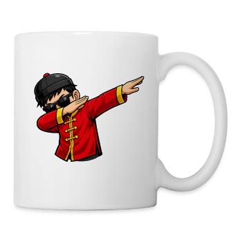 Dabbing Chinese - Tasse - Weiß - Rechts