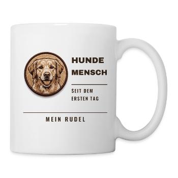 Hundemensch Seit Dem Ersten Tag Hund Geschenk - Tasse - Weiß - Rechts