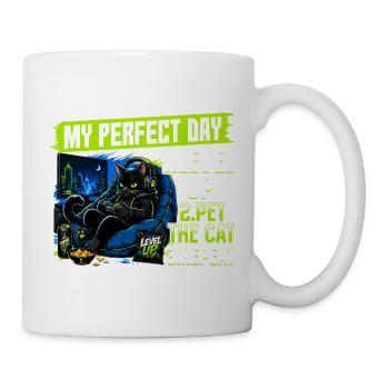 Gamer Gaming Cat Video Game - Tasse - Weiß - Rechts