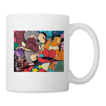 Moderner Zirkus - Tasse - Weiß - Rechts