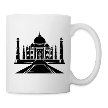 Taj Mahal - Tasse - Weiß - Rechts