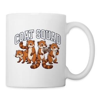 Nasenbären Crew - Tasse - Weiß - Rechts