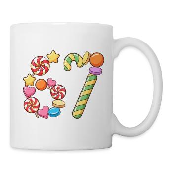 67 Candy Confetti Pop Art - Mug - white - Right