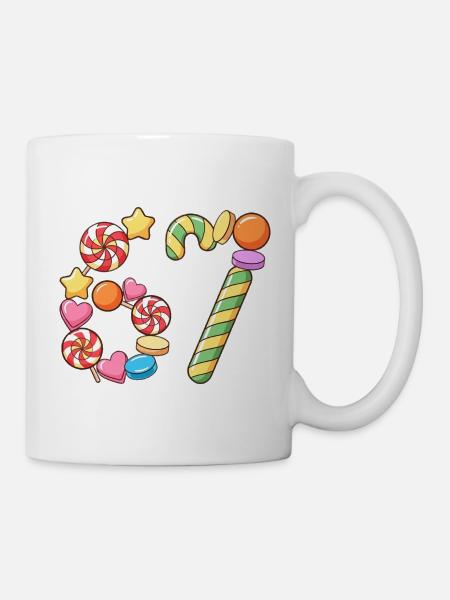 67 Candy Confetti Pop Art - Mug - white
