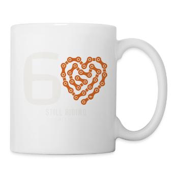 60 Years Bicycle Still Riding Birthday Gift - Mug - white - Right