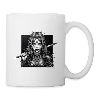 Moon Queen Elven Warrior - Mug - white - Right