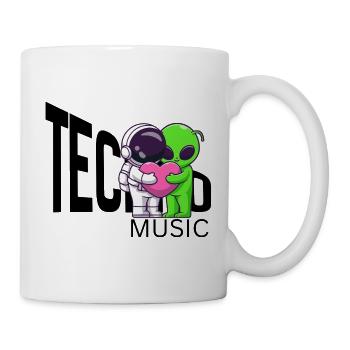 Câlin Cosmique : Alien et Astronaute - Mug blanc - blanc - Droite