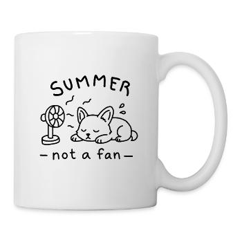 Summer_not_a_fan - Mug - white - Right