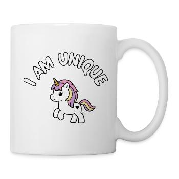 Ich bin einzigartig Einhorn - Tasse - Weiß - Rechts