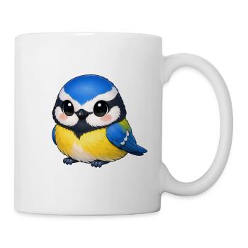 Blaumeise - Tasse - Weiß - Rechts