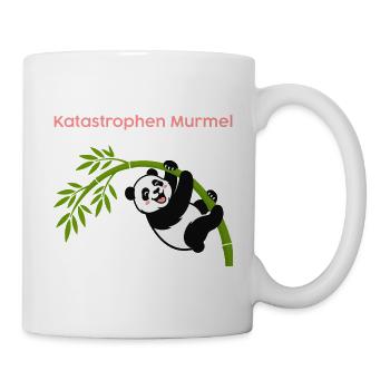 Katastrophen Murmel: Panda am Bambus - Tasse - Weiß - Rechts
