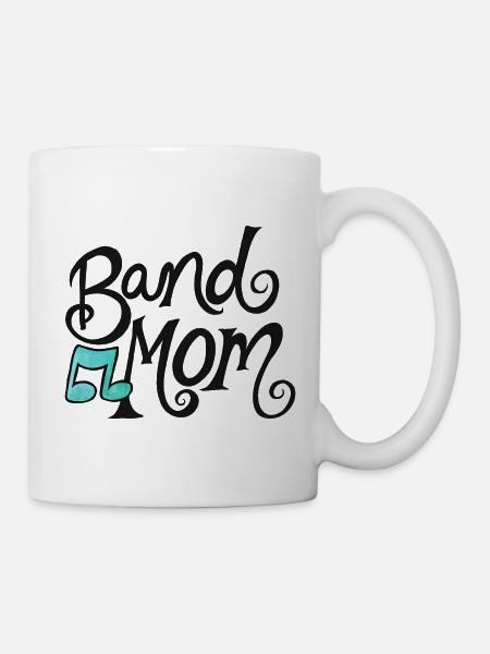Band-Mama-Skript mit Anmerkung - Tasse - Weiß