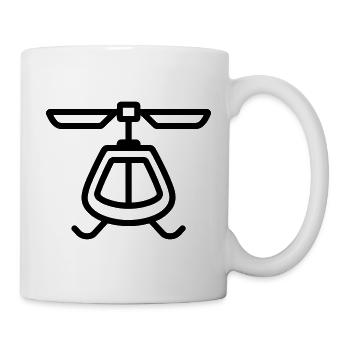Gyrokopter - Tasse - Weiß - Rechts
