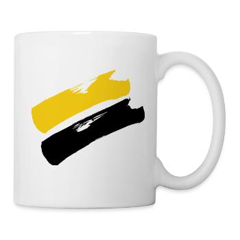 Sachsen-Anhalt Flagge - Tasse - Weiß - Rechts
