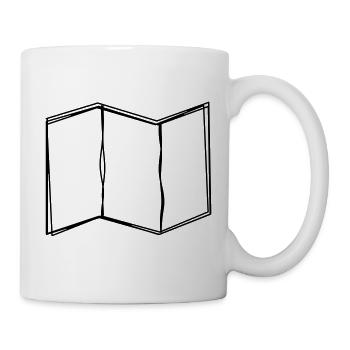 Wanderkarte handgezeichnet - Tasse - Weiß - Rechts