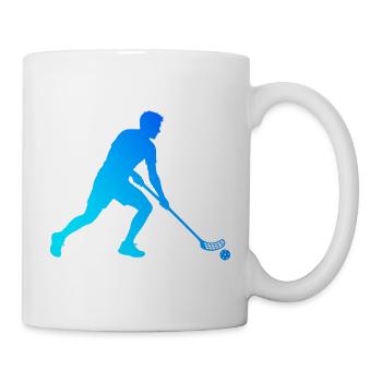 Die Floorballspieler und Floorball passen zusammen - Tasse - Weiß - Rechts