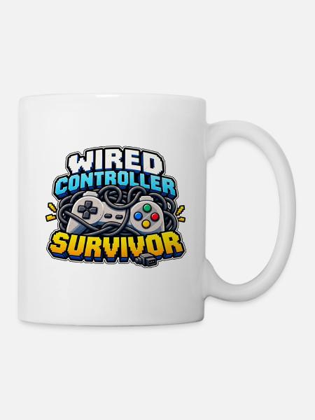 Wired Controller Survivor - Tasse - Weiß