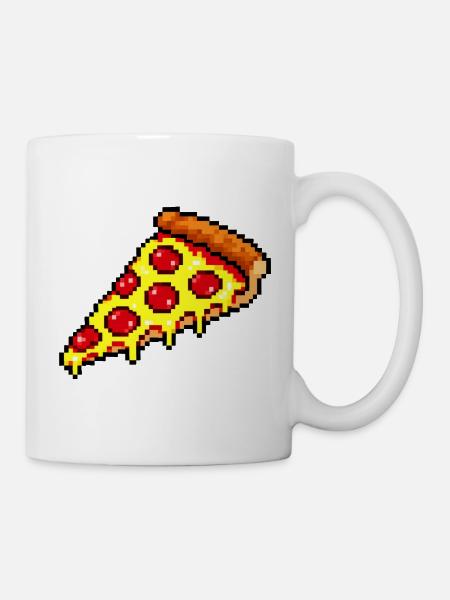 Pizza - Tasse - Weiß