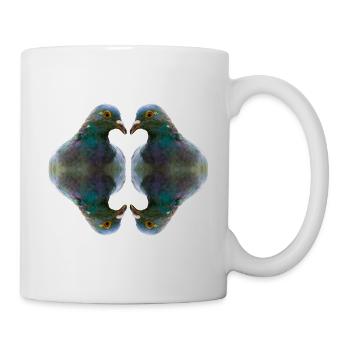 Dove Portrait Art - Tasse - Weiß - Rechts