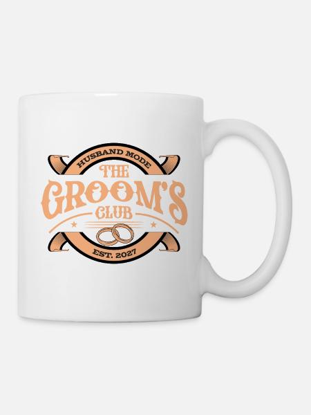 The Grooms Club 2027 - Tasse - Weiß