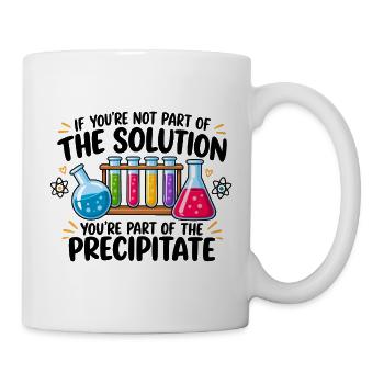 Funny Science Wortspiel Organische Chemie-Labortechniker - Tasse - Weiß - Rechts