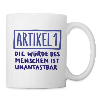 Artikel 1  - Tasse - Weiß - Rechts