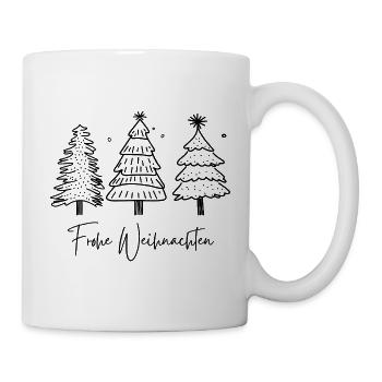 Weihnachten, Ugly Christmas Sweater - Tasse - Weiß - Rechts