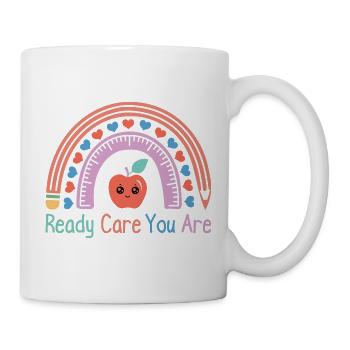 Pre K Teacher Ready Care You Are Kindergarten - Tasse - Weiß - Rechts