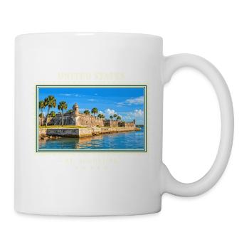 Vereinigte Staaten St. Augustine Vintage Reisemark - Tasse - Weiß - Rechts