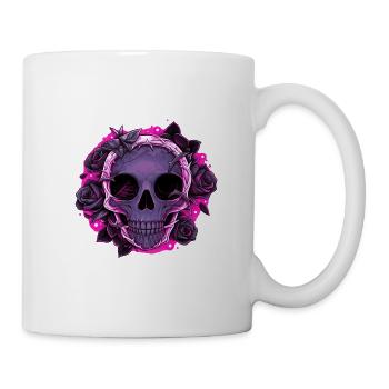 Rosen und Vergänglichkeit - Tasse - Weiß - Rechts