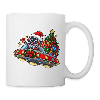 Santa Robot Space - Tasse - Weiß - Rechts
