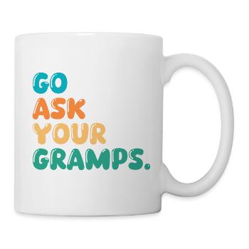 Grandfather Papaw Pop Gramps Granddad Grandpa - Tasse - Weiß - Rechts