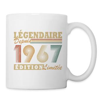 Legendär seit 1967 Limited Edition Vintage - Tasse - Weiß - Rechts