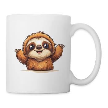 Flausch Sloth - Tasse - Weiß - Rechts