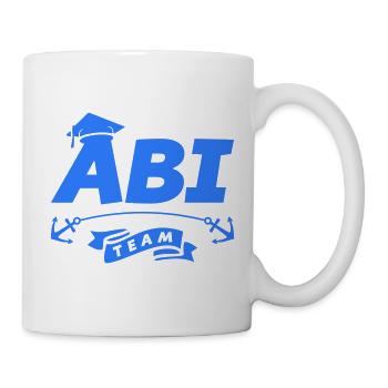 Abi Team Abschlussanker - Tasse - Weiß - Rechts