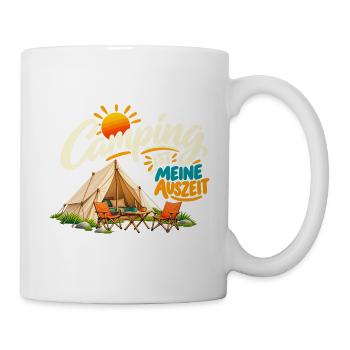 Camping ist meine Auszeit - Tasse - Weiß - Rechts