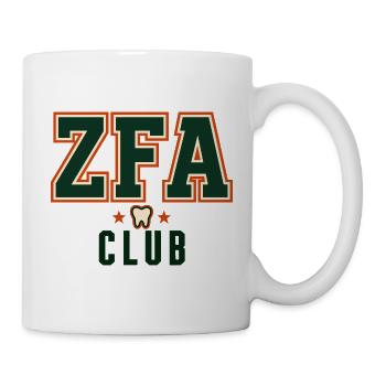 ZFA Club – Zahnmedizinisches Praxisteam - Tasse - Weiß - Rechts