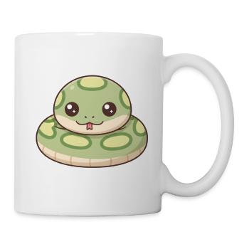 Anakonda Schlange - Tasse - Weiß - Rechts