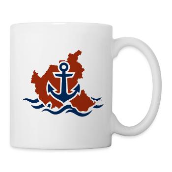 Ahoi Hamburg - Tasse - Weiß - Rechts