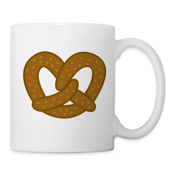 Eine gesalzene Brezn  - Tasse - Weiß - Rechts