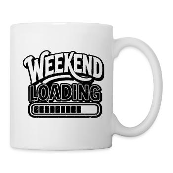 weekend loading - Tasse - Weiß - Rechts