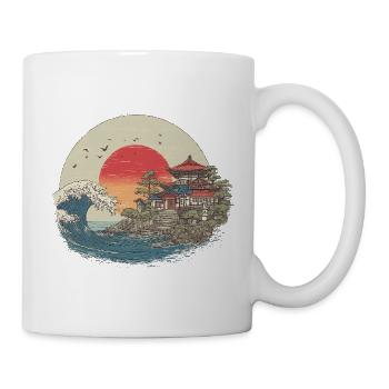 Japanese castle - Tasse - Weiß - Rechts