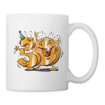 30. Geburtstag - Tasse - Weiß - Rechts