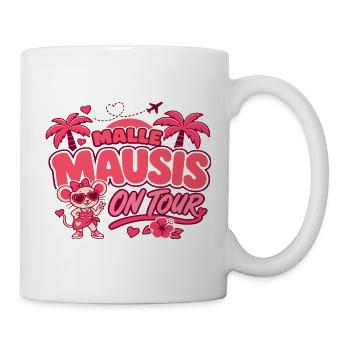 Malle Mausis On Tour – Mallorca Girls - Tasse - Weiß - Rechts